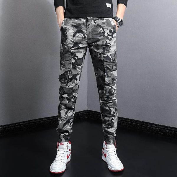 men's jeans ly streetwear fashion men slim fit multi pockets casual cargo pants overalls camouflage hip hop joggers trousers, Blue
men's jeans ly streetwear fashion men slim fit multi pockets casual cargo pants overalls camouflage hip hop joggers trousers, Blue