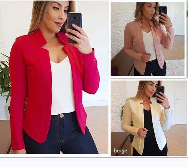 women's jackets fashion thin long sleeve cardigan casual women suit jacket autumn professional wear korean version of the, Black;brown
women's jackets fashion thin long sleeve cardigan casual women suit jacket autumn professional wear korean version of the, Black;brown