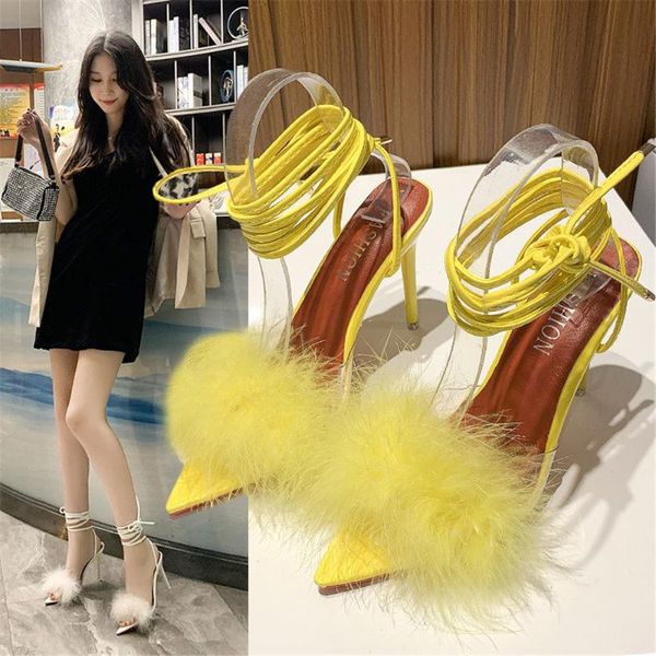 2021 women fur 7/ cm high heels sandals ladies stripper ankle strap stiletto plus size 35-45 shoes female summer black white
2021 women fur 7/ cm high heels sandals ladies stripper ankle strap stiletto plus size 35-45 shoes female summer black white