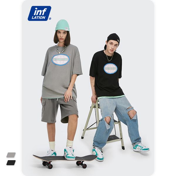 cotton mens clothing t-shirt short sleeve 2021 spring and summer new european and american fashion creative personality earth print oversiz, White;black
cotton mens clothing t-shirt short sleeve 2021 spring and summer new european and american fashion creative personality earth print oversiz, White;black