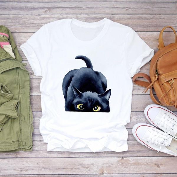 women cat cute animal watercolor cartoon aesthetic 90s ladies print lady t-shirts womens graphic t shirt female tee t-shirt, White
women cat cute animal watercolor cartoon aesthetic 90s ladies print lady t-shirts womens graphic t shirt female tee t-shirt, White