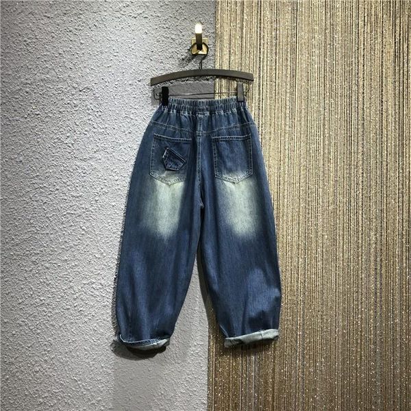 women's jeans harajuku women denim harem pants elastic high waist loose hip hop vintage streetwear ankle length trousers summer, Blue
women's jeans harajuku women denim harem pants elastic high waist loose hip hop vintage streetwear ankle length trousers summer, Blue