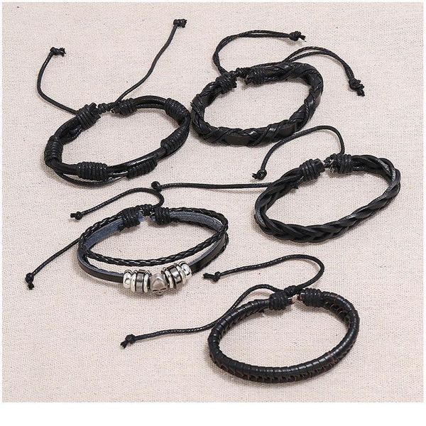 eif dock punk rock skull multi charm bracelet for women men gothic jewelry braided rope leather bracelet men jllbvo 
eif dock punk rock skull multi charm bracelet for women men gothic jewelry braided rope leather bracelet men jllbvo