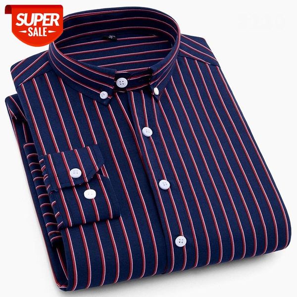 mens business casual long sleeved men button shirt classic striped slim fit male social men's dress shirts #4y6m, White;black
mens business casual long sleeved men button shirt classic striped slim fit male social men's dress shirts #4y6m, White;black