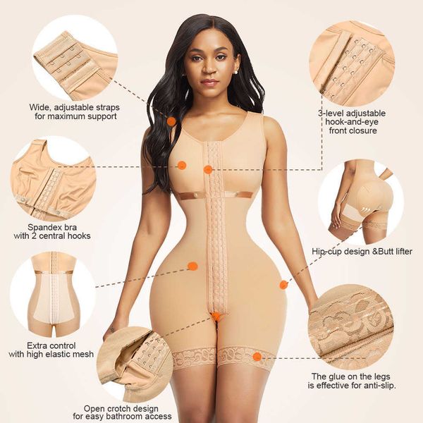 hexin full body shaper fajas colombianas post liposuction girdles corset butt lifter slimming shapewear tummy control underwear
hexin full body shaper fajas colombianas post liposuction girdles corset butt lifter slimming shapewear tummy control underwear