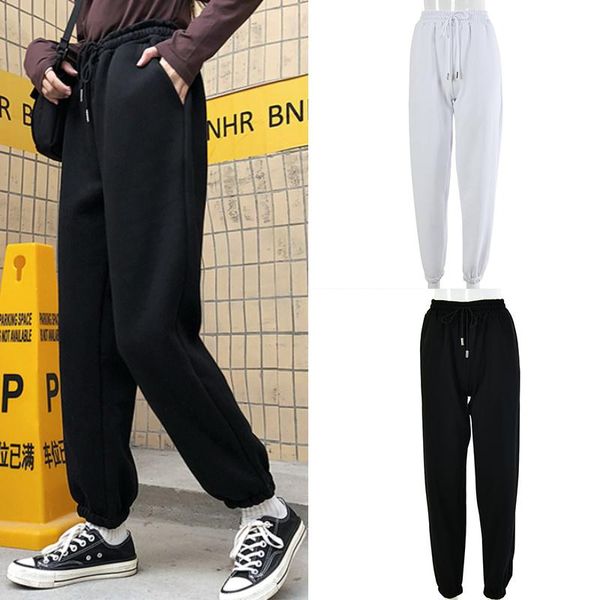 women's pants & capris black sweatpants women 2021 autumn thick baggy fashion oversize sports ankle-length trousers female joggers stre, Black;white
women's pants & capris black sweatpants women 2021 autumn thick baggy fashion oversize sports ankle-length trousers female joggers stre, Black;white