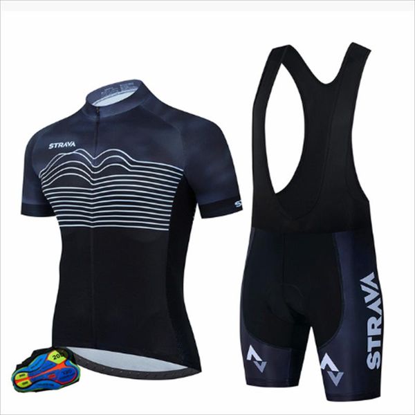 racing sets strava pro team cycling jersey set men summer bike clothes mtb ropa ciclismo bicycle uniforme maillot quick dry 20d pad, Black;blue
racing sets strava pro team cycling jersey set men summer bike clothes mtb ropa ciclismo bicycle uniforme maillot quick dry 20d pad, Black;blue