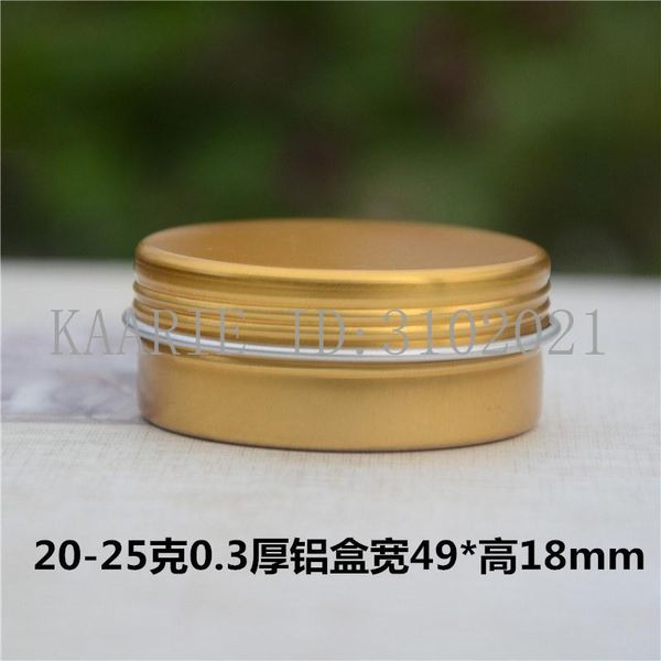 storage bottles & jars 20-25g refillable box gold empty round aluminum metal tin bottle 20ml cosmetic cream diy jar lipstick pot
storage bottles & jars 20-25g refillable box gold empty round aluminum metal tin bottle 20ml cosmetic cream diy jar lipstick pot
