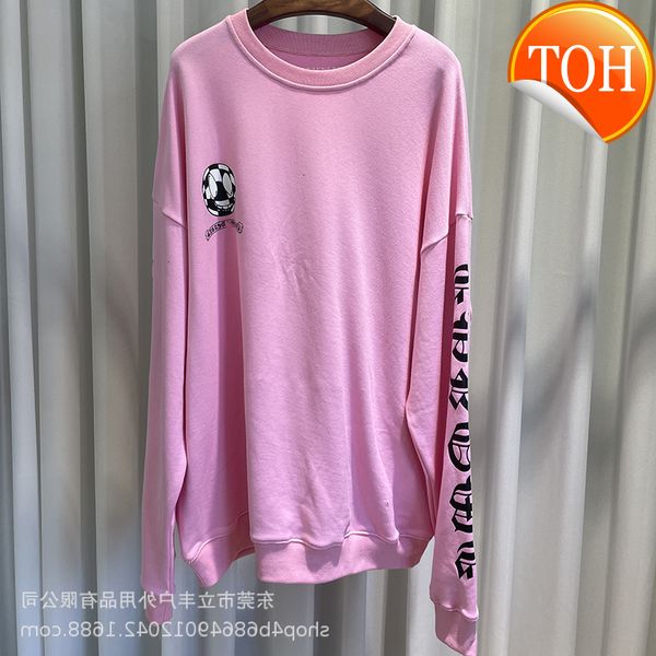 2021 fashion ch autumn winter men's and women's sakura pink letter graffiti printed round neck long sleeve t-shirt, Black
2021 fashion ch autumn winter men's and women's sakura pink letter graffiti printed round neck long sleeve t-shirt, Black
