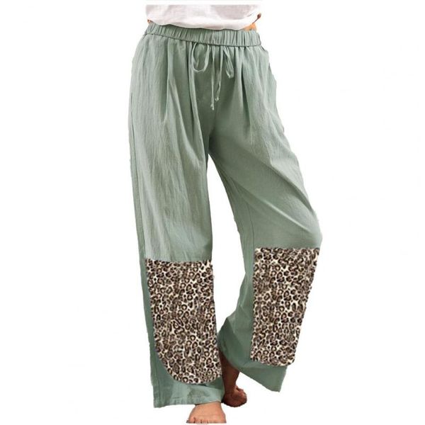 women's pants & capris women patchwork floral print vintage leopard wide leg summer loose mid waist decorative belt female trousers, Black;white
women's pants & capris women patchwork floral print vintage leopard wide leg summer loose mid waist decorative belt female trousers, Black;white