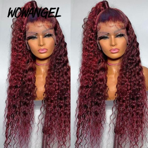 lace wigs 13x4 burgundy 99j wig kinky curly deep wave front human hair brazilian remy transparent 26inches, Black;brown
lace wigs 13x4 burgundy 99j wig kinky curly deep wave front human hair brazilian remy transparent 26inches, Black;brown