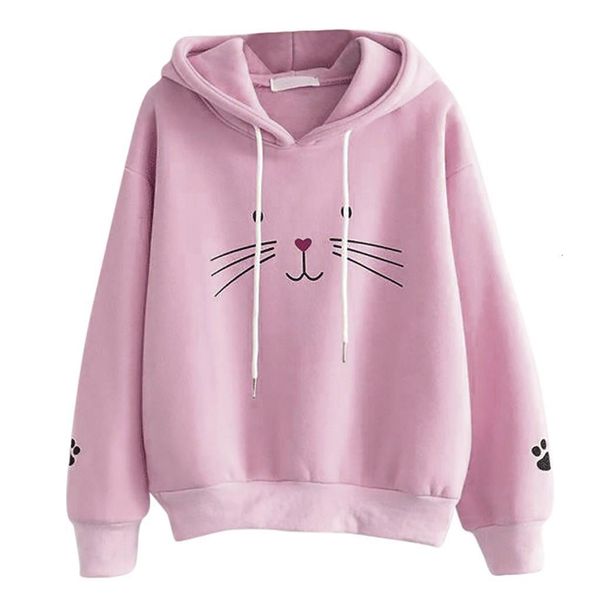 fashion women loose hoodies cat printing shirt long sleeve sweatshirt casual spring winter breathable women's hoodies, Black
fashion women loose hoodies cat printing shirt long sleeve sweatshirt casual spring winter breathable women's hoodies, Black
