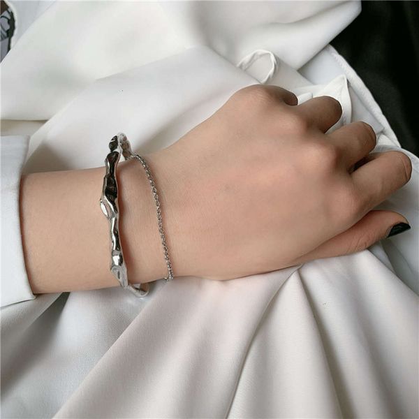 hbp fashion double metal chain niche design cool air temperament silver copper bracelet women
hbp fashion double metal chain niche design cool air temperament silver copper bracelet women