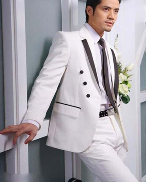 men's suits & blazers white coat pants men 2pcs notched lapel business casual high-quality wedding tuxedos(jacket+pants)costum, White;black
men's suits & blazers white coat pants men 2pcs notched lapel business casual high-quality wedding tuxedos(jacket+pants)costum, White;black