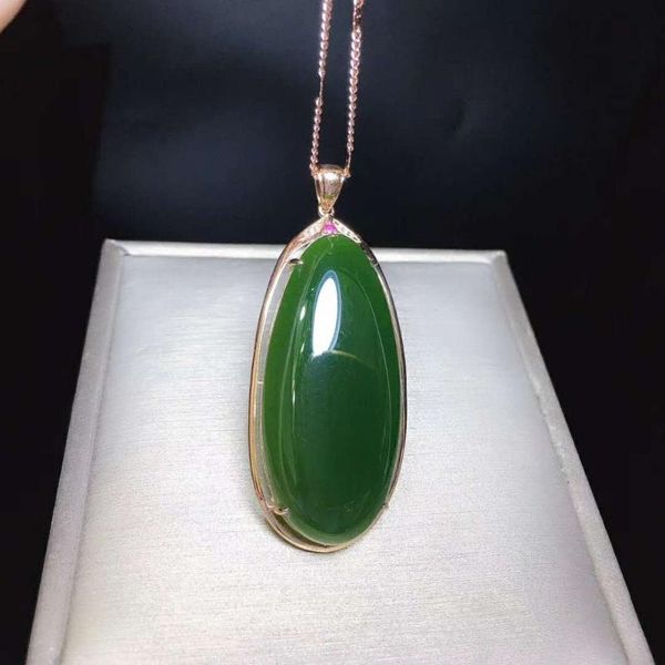 lockets 18k gold and tianbi jade pendanth27#, Silver 
lockets 18k gold and tianbi jade pendanth27#, Silver