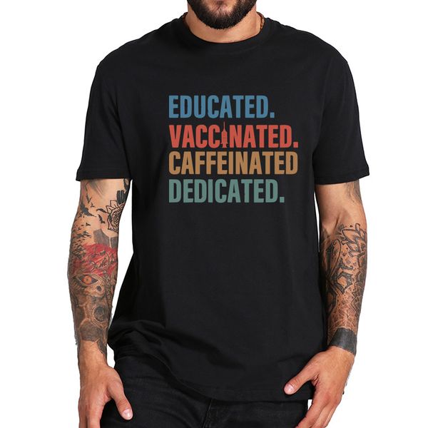 ccccsporteducated vaccinated caffeinated dedicated t shirt funny nurse t-shirt 100% cotton eu size tee male, Black;yellow
ccccsporteducated vaccinated caffeinated dedicated t shirt funny nurse t-shirt 100% cotton eu size tee male, Black;yellow
