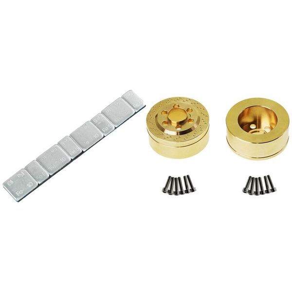 2pcs brass internal counterweight for 1.9 2.2 inch wheel rims axial scx10 b & 80pcs metal counterweight weight balance
2pcs brass internal counterweight for 1.9 2.2 inch wheel rims axial scx10 b & 80pcs metal counterweight weight balance