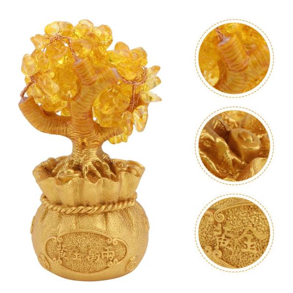 decorative objects & figurines 1pc creative crystal fortune tree decoration home deskadornment golden
decorative objects & figurines 1pc creative crystal fortune tree decoration home deskadornment golden