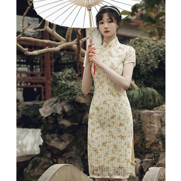 ethnic clothing summer chinese improved cheongsams young girls midi split short sleeve floral printing chiffon dress cosplay costume for wom, Red
ethnic clothing summer chinese improved cheongsams young girls midi split short sleeve floral printing chiffon dress cosplay costume for wom, Red