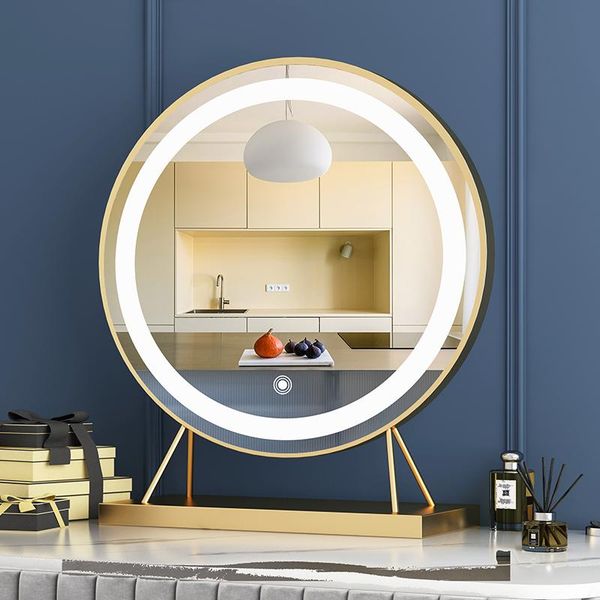 mirrors round makeup with led light touch control design vanity cosmetic mirror bathroom bedroom decorative home decor
mirrors round makeup with led light touch control design vanity cosmetic mirror bathroom bedroom decorative home decor