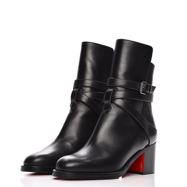 casual-chic design chunky heels women's red sole ankle boots winter booty luxury designer party reds sole bootlia with box eu35-43, Black
casual-chic design chunky heels women's red sole ankle boots winter booty luxury designer party reds sole bootlia with box eu35-43, Black