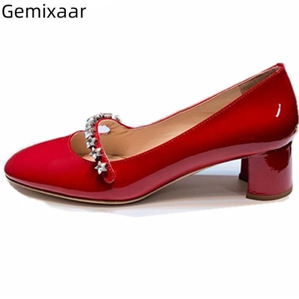 dress shoes 2021 mary janes woman round toe thick med heel party pumps narrow band decor jewelry zapatos de mujer 35-42 pump, Black
dress shoes 2021 mary janes woman round toe thick med heel party pumps narrow band decor jewelry zapatos de mujer 35-42 pump, Black