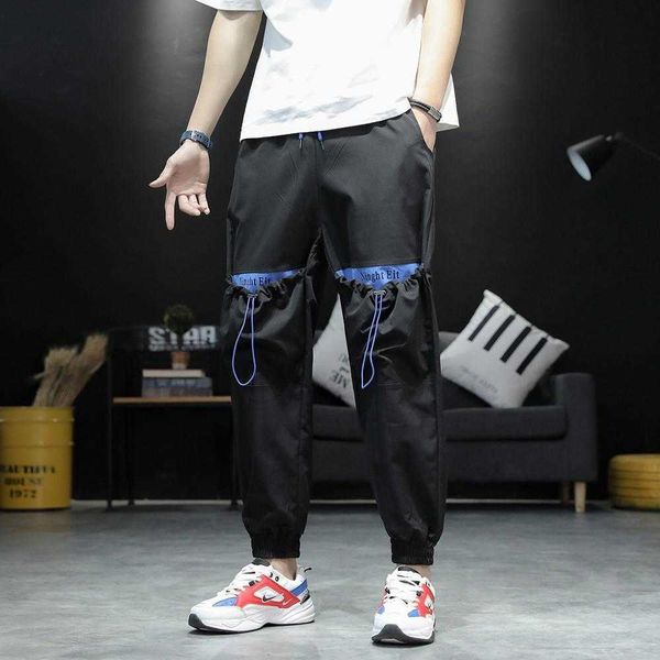 men's pants side pockets cargo harem autumn hip hop male tatical joggers trousers fashion casual streetwear wni3 l91t, Black
men's pants side pockets cargo harem autumn hip hop male tatical joggers trousers fashion casual streetwear wni3 l91t, Black