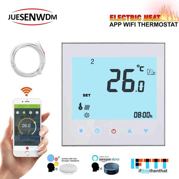 smart home control eu 16a 4kw wifi thermostat heating double sensor for works with alexa google
smart home control eu 16a 4kw wifi thermostat heating double sensor for works with alexa google