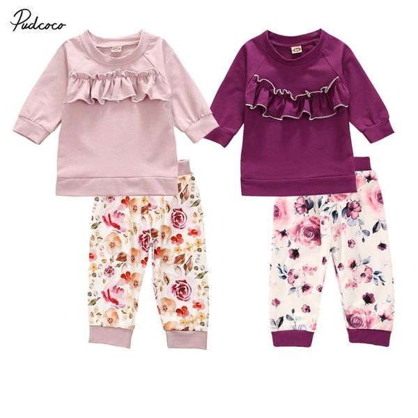 clothing sets 6m-4y infant baby girl clothes set long sleeve sweatshirt + floral pants 2 pieces kids autumn outfits, White
clothing sets 6m-4y infant baby girl clothes set long sleeve sweatshirt + floral pants 2 pieces kids autumn outfits, White