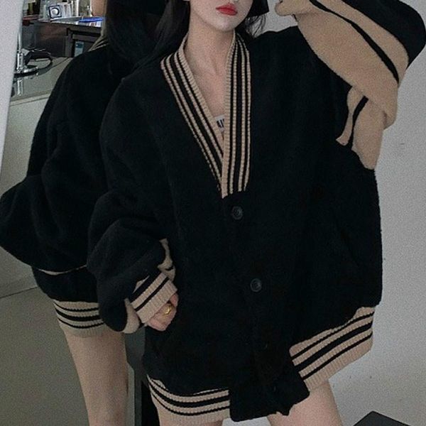 women's jackets zcsmll baseball uniform winter wild 2021 student korean version of the thick mid-length plus cashmere coat trend, Black;brown
women's jackets zcsmll baseball uniform winter wild 2021 student korean version of the thick mid-length plus cashmere coat trend, Black;brown
