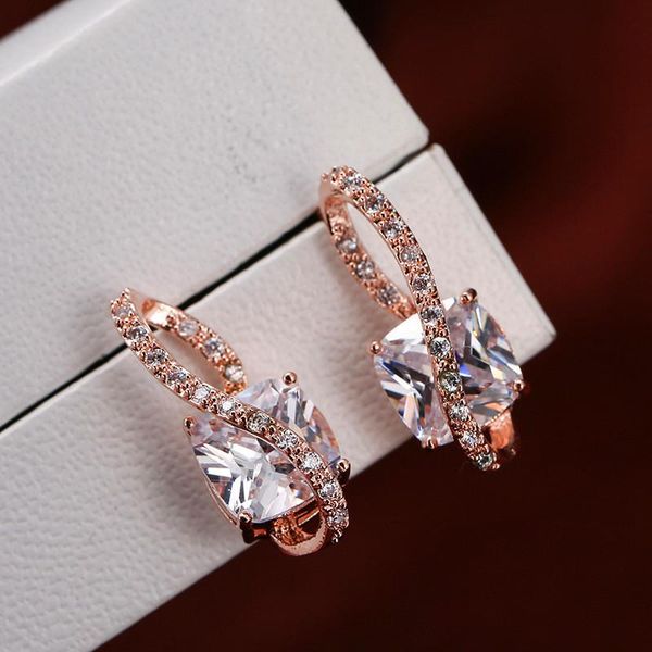 stud luxury female crystal square earrings rose gold silver color earring cute white zircon stone wedding for women, Golden;silver
stud luxury female crystal square earrings rose gold silver color earring cute white zircon stone wedding for women, Golden;silver
