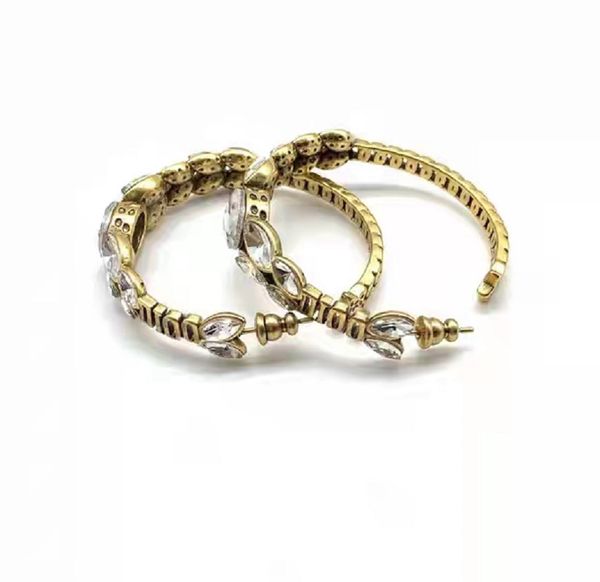 family new letter semicircle ring star big diamond full diamond earrings fashion alternative women's, Golden
family new letter semicircle ring star big diamond full diamond earrings fashion alternative women's, Golden