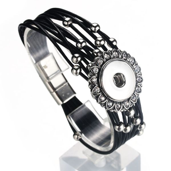 magnet buckle black rhinestone snap bracelet real genuine leather bracelet fit 18mm snap button bracelet for women jewelry 9129, Golden;silver
magnet buckle black rhinestone snap bracelet real genuine leather bracelet fit 18mm snap button bracelet for women jewelry 9129, Golden;silver