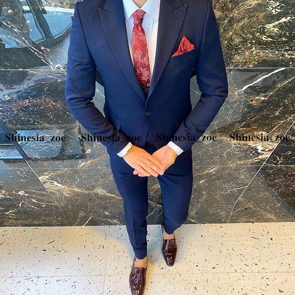 groom tuxedos navy blue peak lapel man suit for wedding morning business party suits (jacket+pants+vest), Black;gray
groom tuxedos navy blue peak lapel man suit for wedding morning business party suits (jacket+pants+vest), Black;gray