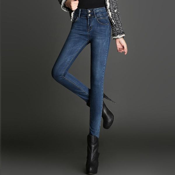 women's jeans jbersee brand women stretch push up high waist skinny woman plus size womens denim pencil pants trousers, Blue
women's jeans jbersee brand women stretch push up high waist skinny woman plus size womens denim pencil pants trousers, Blue