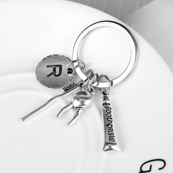 dental hygienist dentis keychain tooth/toothbrush/toothpaste r mark key chain oral health for key car bags keyring doctor gift, Silver
dental hygienist dentis keychain tooth/toothbrush/toothpaste r mark key chain oral health for key car bags keyring doctor gift, Silver