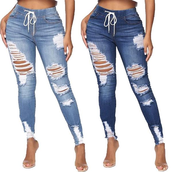 women's jeans light blue ripped for women 2021 street style mid rise distressed trouser stretch skinny hole denim pencil pants
women's jeans light blue ripped for women 2021 street style mid rise distressed trouser stretch skinny hole denim pencil pants