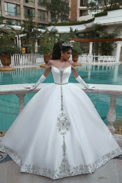 2021 new vintage es bridal gowns off the shoulder crystals beading belt saudi arabic wedding 7t6s, White
2021 new vintage es bridal gowns off the shoulder crystals beading belt saudi arabic wedding 7t6s, White