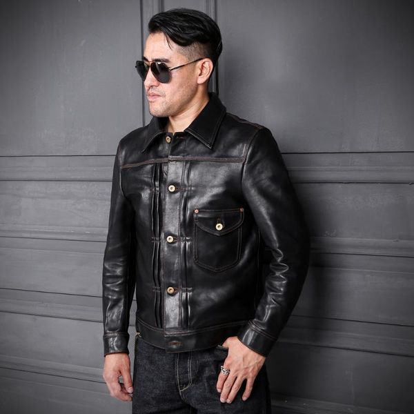 men's leather & faux japan 2021 black casual style genuine jacket men large size 3xl single breasted real natural horsehide spring coat
men's leather & faux japan 2021 black casual style genuine jacket men large size 3xl single breasted real natural horsehide spring coat