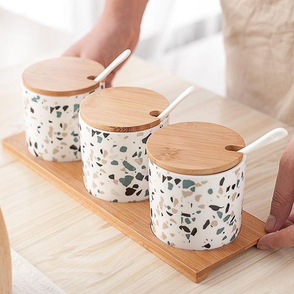 storage bottles & jars 3pcs ceramic oil salt pot jar seasoning set nordic home kitchen creative terrazzo european sugar box
storage bottles & jars 3pcs ceramic oil salt pot jar seasoning set nordic home kitchen creative terrazzo european sugar box