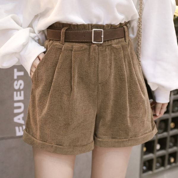 2021 spring summer women elegant wide leg loose beige/brown/black trouser casual pockets high waist shorts for female o8k1, White;black
2021 spring summer women elegant wide leg loose beige/brown/black trouser casual pockets high waist shorts for female o8k1, White;black