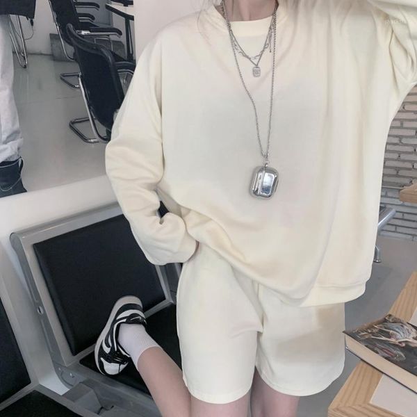 women's tracksuits harajuku autumn woman tracksuit two piece outfits for women fall clothes long sleeve hoodies and shorts solid suit l, Gray
women's tracksuits harajuku autumn woman tracksuit two piece outfits for women fall clothes long sleeve hoodies and shorts solid suit l, Gray