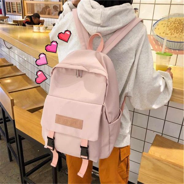 backpack waterproof nylon solid color shoulder bag casual women teenage girl school bagpack backbag mochilas female
backpack waterproof nylon solid color shoulder bag casual women teenage girl school bagpack backbag mochilas female