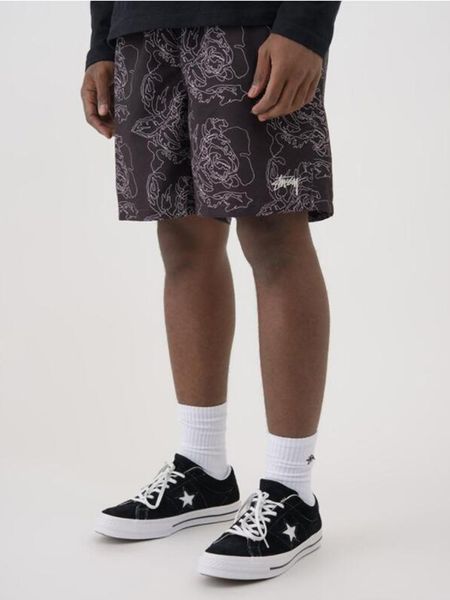 2021 summer men's fashion embroidered sports casual cool beach shorts hawaiian vacation style, White;black
2021 summer men's fashion embroidered sports casual cool beach shorts hawaiian vacation style, White;black