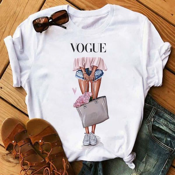 women t shirt vogue harajuku female t-shirt leisure fashion aesthetic tshirt summer vintage streetwear short sleeves tee, White
women t shirt vogue harajuku female t-shirt leisure fashion aesthetic tshirt summer vintage streetwear short sleeves tee, White