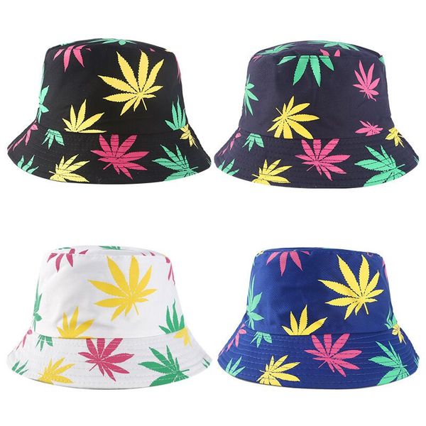 bucket hat maple leaf printed fisherman's summer women's outdoor personality under banana sun protection cap, Blue;gray
bucket hat maple leaf printed fisherman's summer women's outdoor personality under banana sun protection cap, Blue;gray