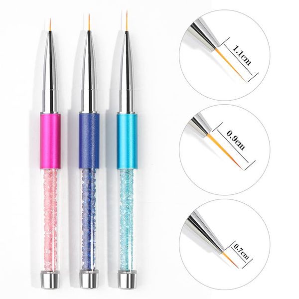 nail brushes 3 pieces professional art painting liner 3d brush pen rhinestone beauty uv gel manicure tools, Yellow
nail brushes 3 pieces professional art painting liner 3d brush pen rhinestone beauty uv gel manicure tools, Yellow