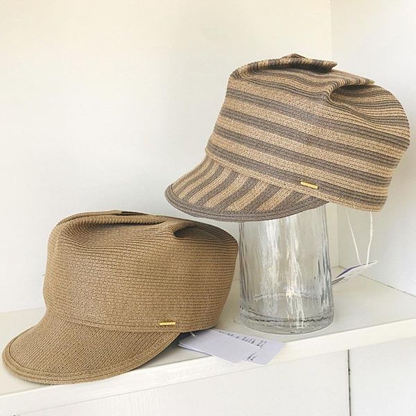 women summer hats wide brim visor straw cap striped fashion foldable sun hat ladies outdoor beach uv protected, Blue;gray
women summer hats wide brim visor straw cap striped fashion foldable sun hat ladies outdoor beach uv protected, Blue;gray