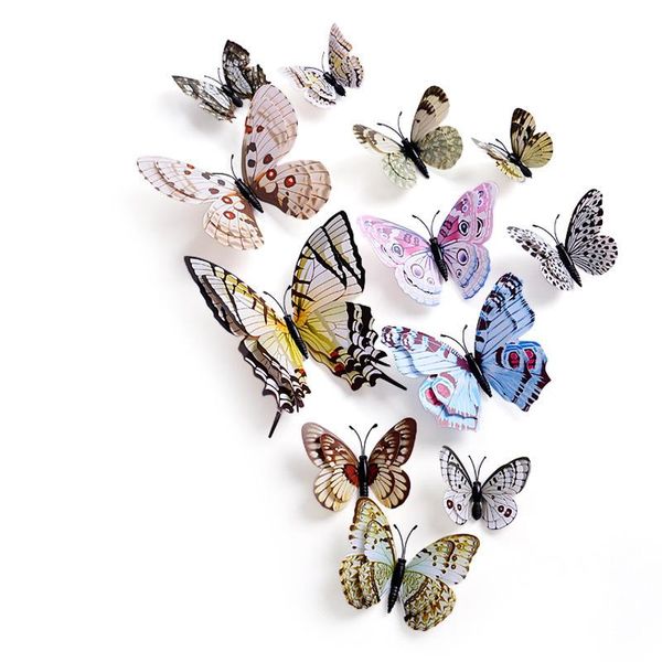 wall stickers style 12pcs double layer 3d butterfly sticker on the home decor butterflies for decoration magnet fridge
wall stickers style 12pcs double layer 3d butterfly sticker on the home decor butterflies for decoration magnet fridge
