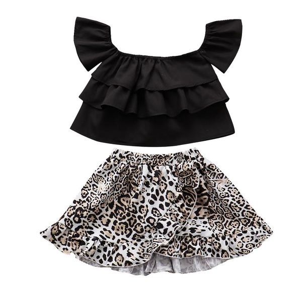 clothing sets summer kids baby clothes child girl outfits 2pcs sleeveless crop +leopard ruffle mini skirts 2-7y, White
clothing sets summer kids baby clothes child girl outfits 2pcs sleeveless crop +leopard ruffle mini skirts 2-7y, White